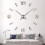 3d Clock Hands - Diy - Large 3d Wall Clock Hands - Home Art Decor Quartz Clock. Accessories Silver 2