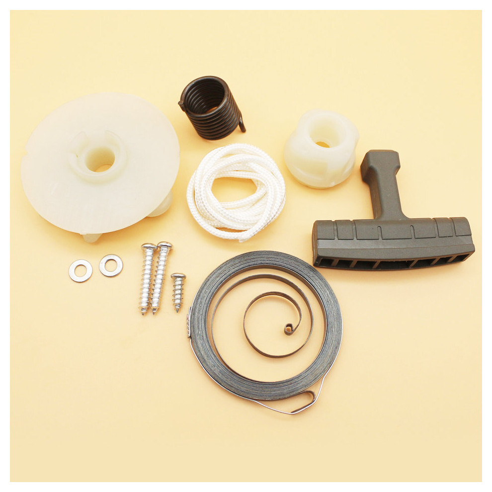 Kit de boulons de ressort de poulie d'allumage de démarreur à rappel pour tronçonneuse HUSQVARNA 137