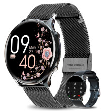 Smart Watch NFC Smart Watch Funktion Hd Call 120+ Sportmodus für Android Ios Geschenk für Frauen Herzfrequenz