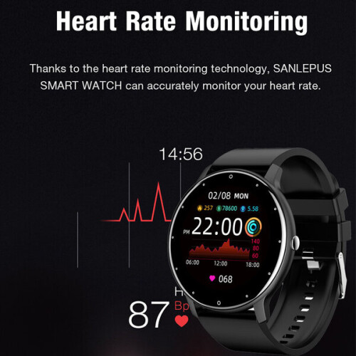 Smartwatch Lige Smart Watch Schwarz 2