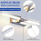 LED Bathroom Mirror Light 40cm LED Mirror Light Wall Light Bathroom Mirror Light with Pull Switch 3000K 3