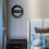 Silent LED Digital Table Clock - Black Electronic Wall Clock - Round Table Clock - For Bedroom Living 3