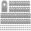 Titanium replacement blades for husqvarna automower 45 pcs 1