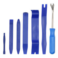 (As show, One size) New Door Trim Tool - 7 Piece Trim Tool, Trim Tool, Panel Removal Tool With Trim Removal Tool For Car Dashboard Radio Audio Installer7pcs-blue