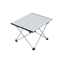 (As show, One size) Portable Camping Table, Lightweight Folding Table With Aluminum Top And Carrying Bag, Easy To Carry, Perfect For Outdoor, Picnic, Cooking, Beach, Hiki