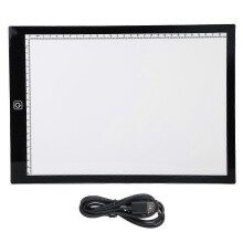 (As show, One size) USB Drawing Board Scale Plotting Board Art Drawing board(Adjustable brightness)