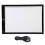 (As show, One size) USB Drawing Board Scale Plotting Board Art Drawing board(Adjustable brightness) 1