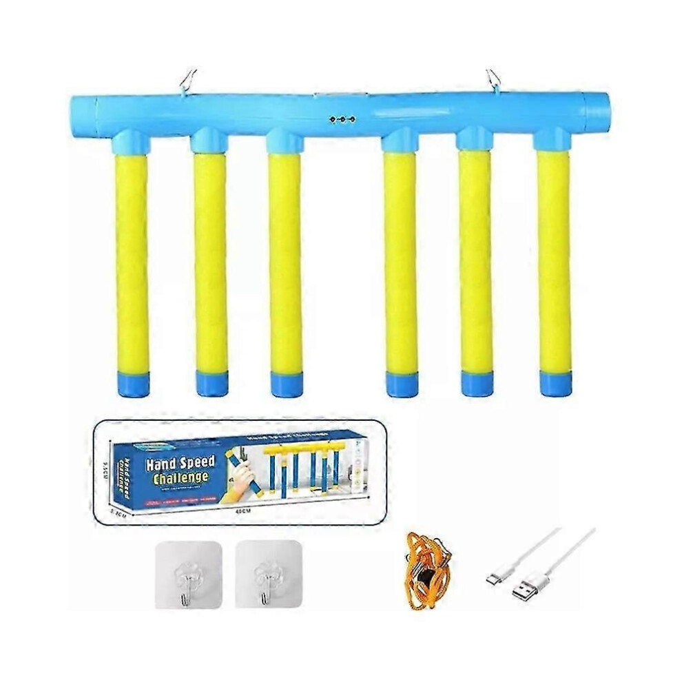 (yellow, One size) Reflex Challenge Game, Falling Sticks Game, Hand Eye Coordination Training-image-OPC-PHJTDK9-NEW