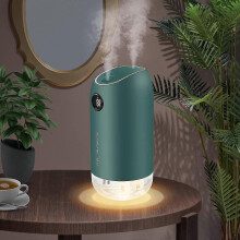 (As show, One size) 500ML Air Humidifier, Quiet Ultrasonic 23dB Baby Air Humidifier, Auto Shut-Off Home Air Humidifier-Green