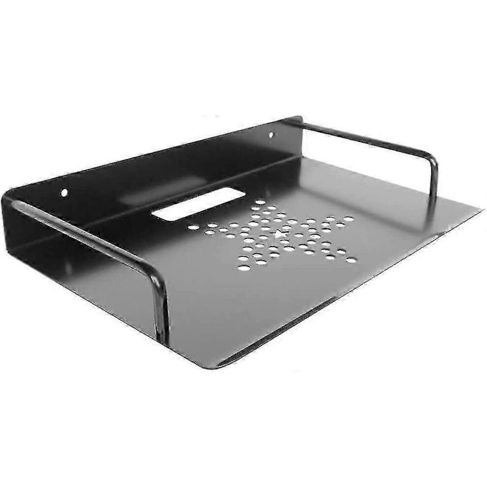 (As Show, One Size) Floating Shelf For Tv Components, Projector Shelf Router Wall Mount Metal Shelf Bracket, Tv Accessories Shelves Can Be Used To Sto 5033941344402