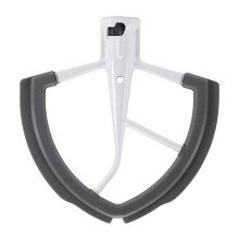 (As show, One size) Beater Head Bowl Scraper For Tilt Head Stand Mixermixer Edge Rubber Food Mixer Parts(1 Pcs, Off-white)