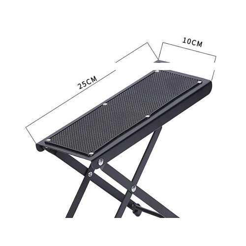(As show, One size) Guitar Foot Stool(1pcs, Black) 1