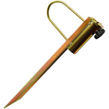 (As show, One size) Beach Umbrella Anchor Metal Grass Lawn Auger Heavy Duty Umbrella Sand Holder Stand Shade Supplies-shade Supplies Accessories-greenhouse Accessories(1p
