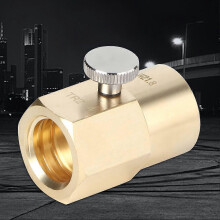 (As show, One size) Household Soda Bottle Soda Water Cylinder CO2 Refill Connector Adapter AccessoriesW21.8 to TR21.4