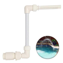 (As show, One size) Waterfall Fountain Swimming Pool Spray Fountain Adjustable Water Sprinkler for Pool Decor