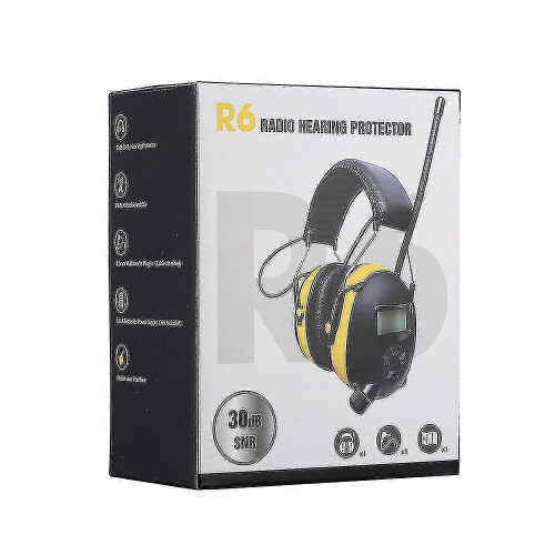(As show, One size) Hearing Protection With Bluetooth And Radio 1
