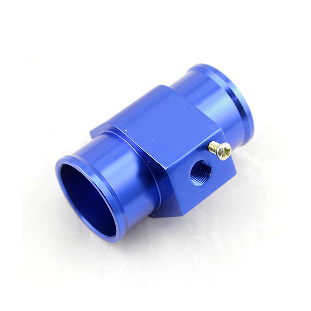 (As Show, One Size) Universal Water Temp Joint Pipe Water Temp Temperature Joint Pipe Sensor Gauge Radiator Hose Adapter, 26Mm - Aluminum 40Mm (4 Blue 6902676312583