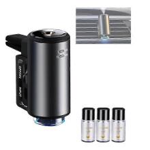 (Obsidian Black, One size) Intelligent Spray Vehicle Aromatherapy, Smart Car Air Freshener