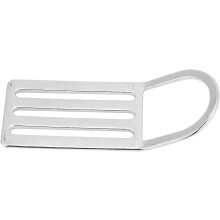 (As show, One size) Diving Accessory,diving D-ring Stainless Steel Weight Belt Keeper Slider Stopper Holder2pcssilver