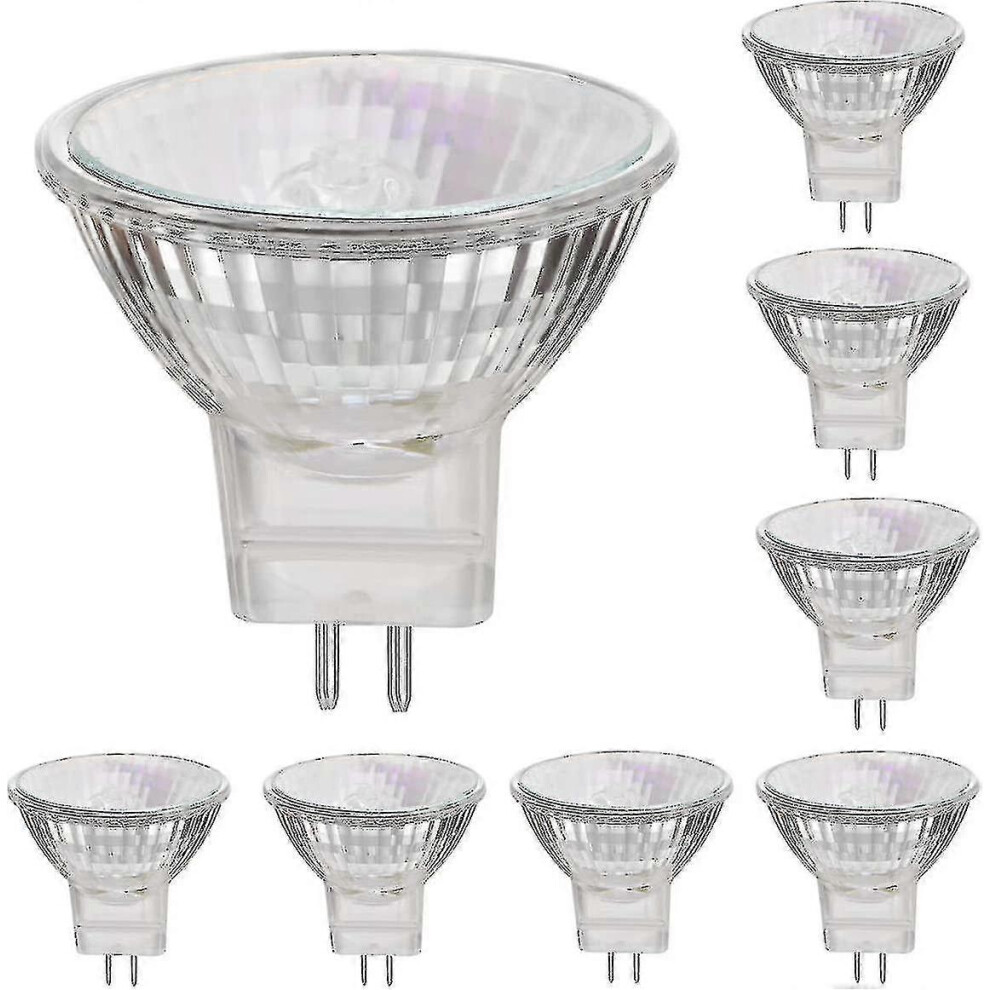 (As show, One size) 35W 12v Halogen Light Cup with GU5.3 Base - Halogen Light Cup - MR16 Reflector Projector Bulb - 8 Pack-image-OPC-PHJTHP7-NEW