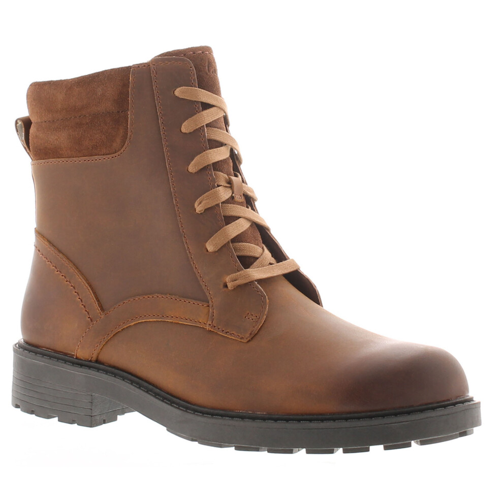 (Brown, 3.5 (Adults')) Clarks Womens Ankle Boots Discover Effortless Leather Zip brown UK Size