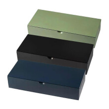 1 Piece 3 Slots Hard Fountain Pen Case Wooden Box Stationery Storage Organizer Gift Fg