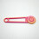 (16*4.6*0.7cm, Laser Red) Home Cardboard Box Hole Punching Tool 1