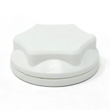 (White 4cm) Clay pottery rolling trimming rotating tool 3D printing ornaments Sanbao trimming rotating tool