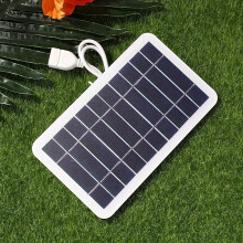 Solarpanel Flexibel, USB -Port Tragbares Solarladegerät, Ideal Für Wohnmobile, Camping, Wandern, Straßenfahrten, Angeln, Outdoor -Abenteuer