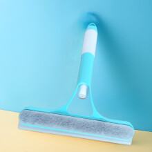 Glasreiniger-Werkzeug Mit Sprühdüse, Zweiseitiger Schaber Und Rakel, Ergonomischem Griff Für Streifenfreie Fenster, Spiegel, Duschtüren