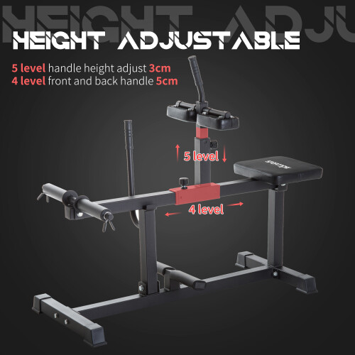 SPORTNOW Seated Adjustable Leg Extension Machine with Plate Loaded 2