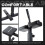 SPORTNOW Seated Adjustable Leg Extension Machine with Plate Loaded 5