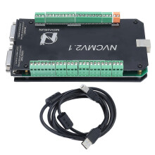 (As show, One size) CNC Motion Controller Board USB Interface Stepper Motor Driver Control Module with Cable5 Axes