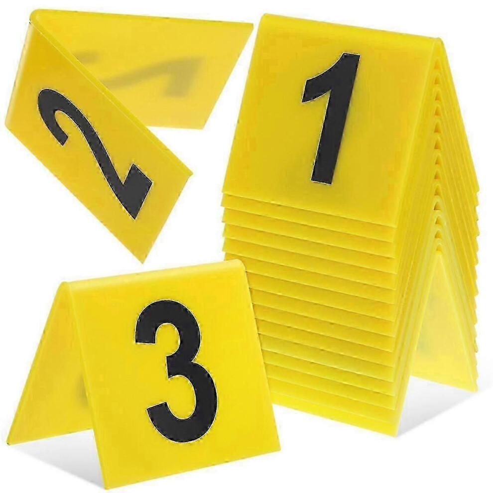 (As Show, One Size) Acrylic Table Number Signs, Table Tent Sign With Number Plates 1-15, Table Numbering, Table Number For Wedding 4632480866683