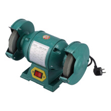 (As show, One size) Bench Grinder 6in Electric Table Polisher Grinding Machine Tool 370W