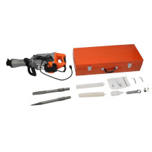 (As show, One size) Demolition Hammer 1400RPM 65J Heavy Duty Electric Jackhammer Concrete Breaker for Engineering Projects Construction Work