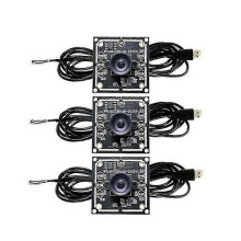 (As show, One size) 3Pcs 100 Degree Camera Module 1MP OV9732 1280x720 USB Free Driver Manual Focus,with 1 Meter Cable for WinXP/7/8/10