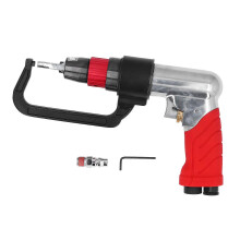 (As show, One size) 1/4 Air Spot Welding Drill M8 Chuck Locating Pneumatic Spot Weld Remover for Sheet Metal Automobile Collision Dent Repair