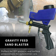 (As show, One size) Anti Rust Protection Air Spot Sand Blaster Sandblasting Handheld Pneumatic Gravity Feed Sand Blaster