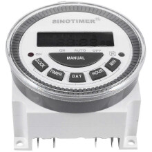(As show, One size) Tm-619h-2 230vac 7 Weekly Programmable Digital Timer Lighting Switch Output 220v Voltage With Dust