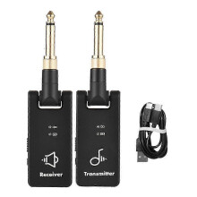 (As show, One size) Guitar Wireless Transmission System Electric Guitar Receiver & Transmitter with Charging Box for Electric Guitar Bass