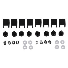 (As show, One size) 8 Set 3D Printer Glass Clips Adjustable Universal Aluminum Alloy Heat Bed Clip for Ender 3 3 Pro V2 3S 5 Pro