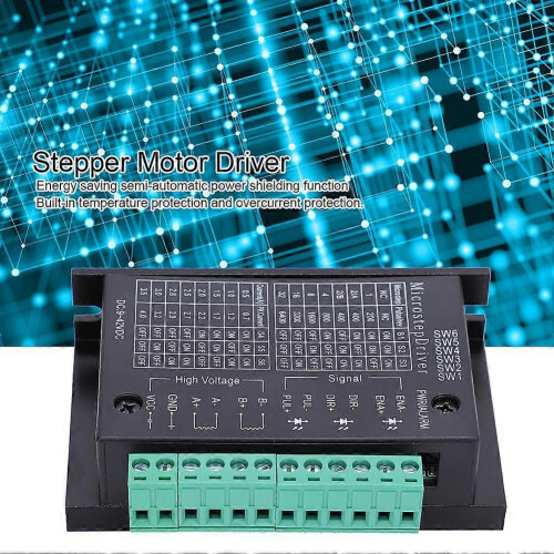 (As show, One size) Stepper Motor Driver Energy Saving Semi‑Automatic Power Shielding Controller DM4A 1