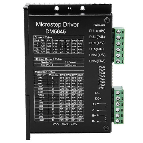 (As show, One size) DM5645 4.5A 57 86 Two Phase Stepper Motor Controller Driver Replacement M542/2M542