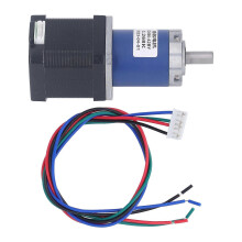 (As show, One size) Planetary Gearbox Speed Reducer DC Micro High Torsion Stepper Gear Motor Electromagnetic Brake