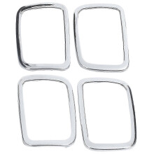 (As show, One size) for 2014-2019 Chrome Inner Door Handle Catch Cover Bowl Cup Trim Decoration Car Styling