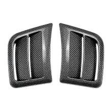(As show, One size) Front Bumper Side Air Vent Cover Intake Frame Trim for 2008-2014 Accessories Carbon Fiber Pattern