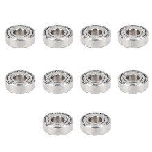 (As show, One size) 10Pcs Mini Bearing High Rotating Speed Double Shielded Machinery Parts S6202ZZ 35x15x11mm