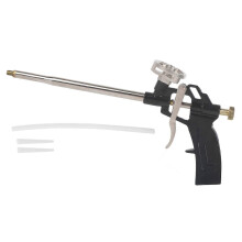 (As show, One size) PTFE Foam Gun Durable Aluminum Filling Sealing Tool for Balcony Doors Window 34(L/min)