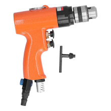 (As show, One size) 3/8in Pneumatic Air Drill CW CCW Reversible Pistol Drilling Tools 1.510mm 1500rpm KV5110A